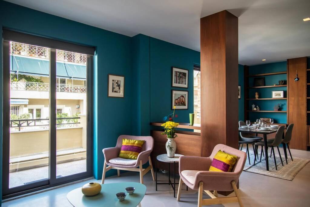 Stylish Decorated Apartment In Kolonaki أثينا المظهر الخارجي الصورة